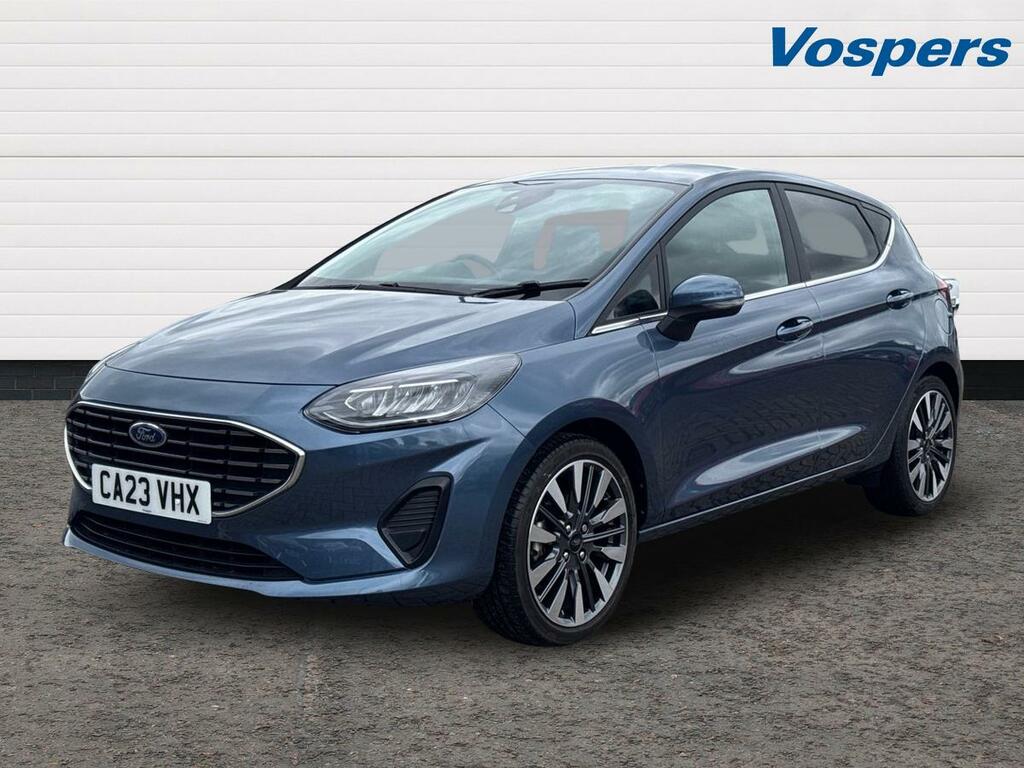 Ford Fiesta 1.0 Ecoboost Hbd Mhev 125 Titanium X CA23VHX Blue #3