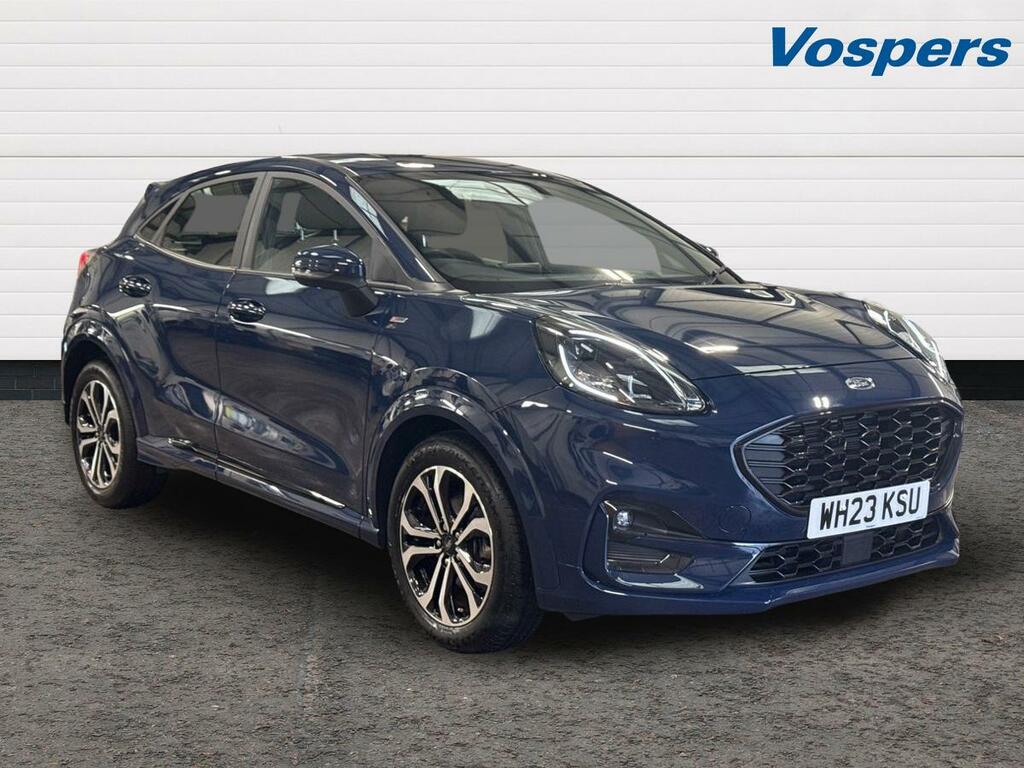 Ford Puma 1.0 Ecoboost Hybrid Mhev St-line Dct WH23KSU Blue
