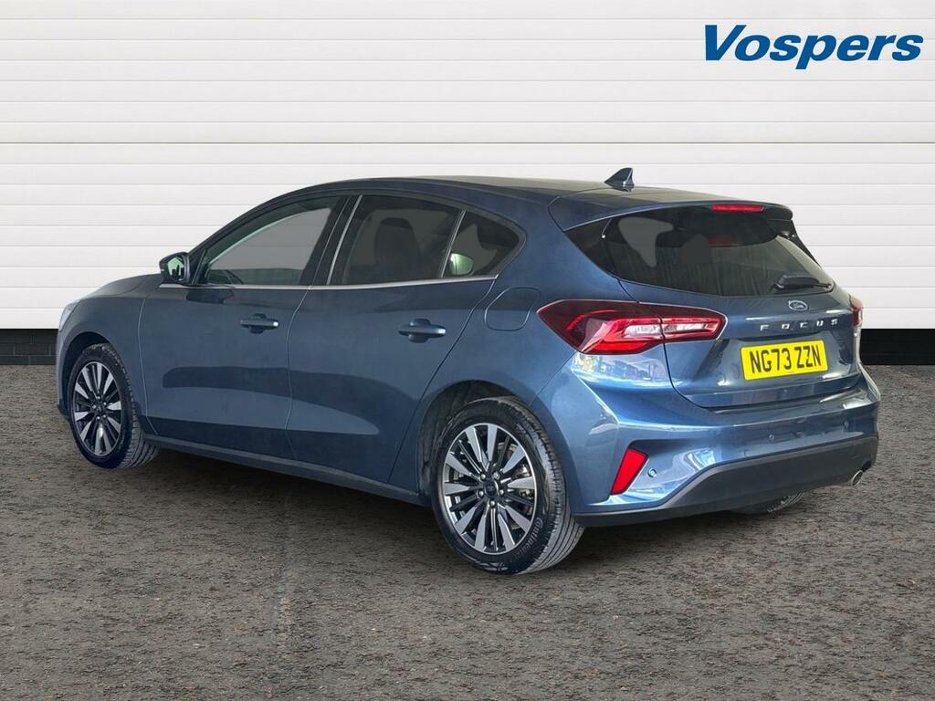 Ford Focus 1.0 Ecoboost Hybrid Mhev Titanium X NG73ZZN Blue #5