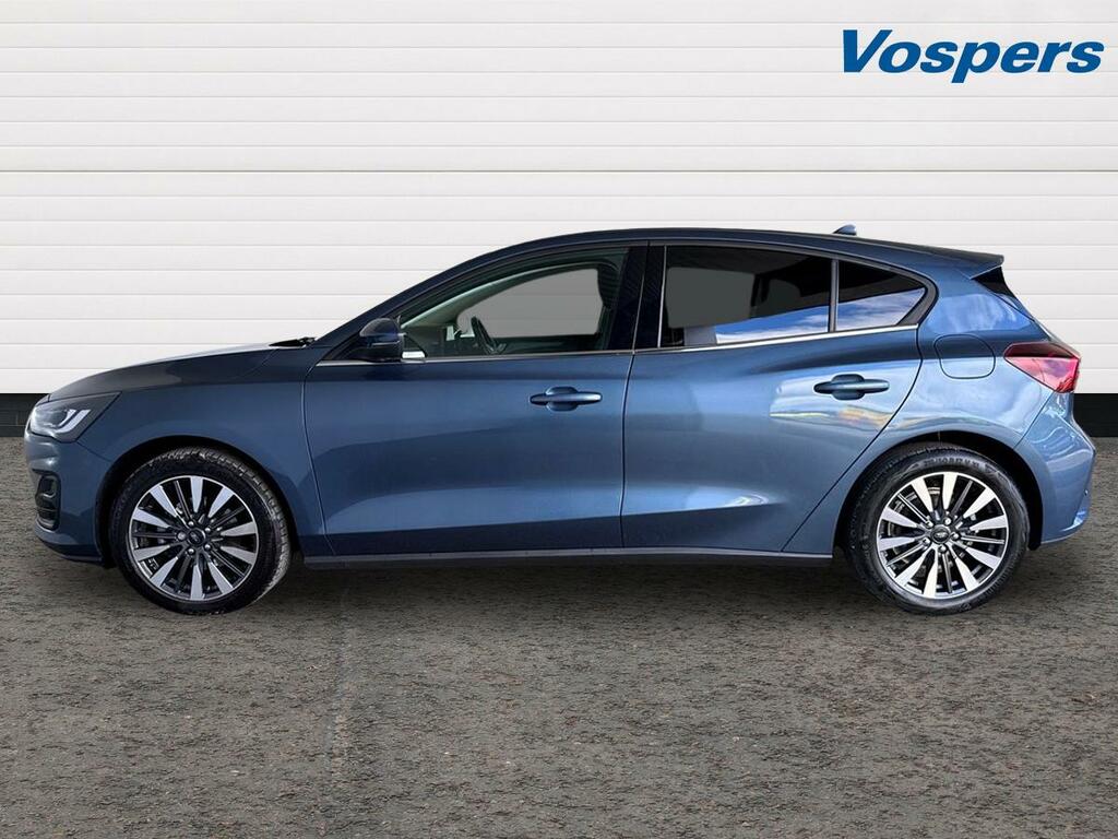 Ford Focus 1.0 Ecoboost Hybrid Mhev Titanium X NG73ZZN Blue #4