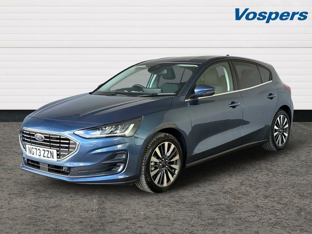 Ford Focus 1.0 Ecoboost Hybrid Mhev Titanium X NG73ZZN Blue #3