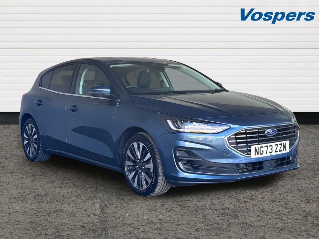 Ford Focus 1.0 Ecoboost Hybrid Mhev Titanium X NG73ZZN Blue