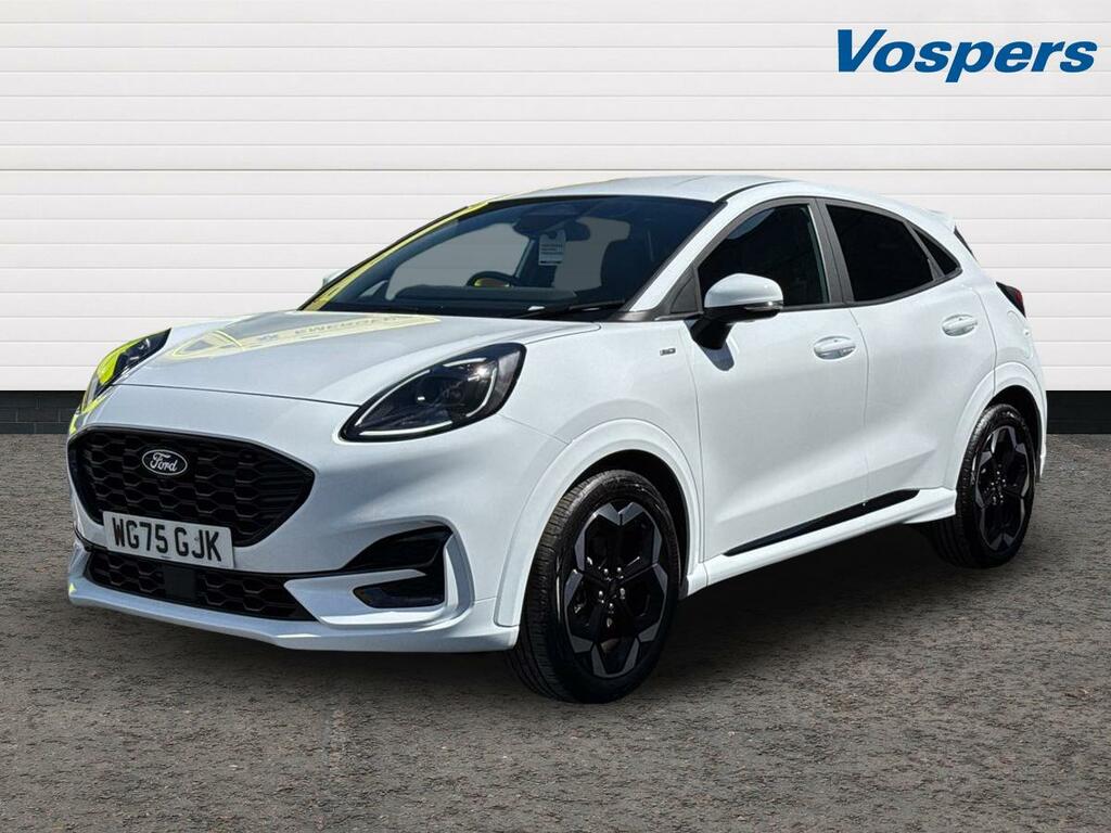 Ford Puma 1.0 Ecoboost Hybrid Mhev 155 St-line X Dct WG75GJK White #3