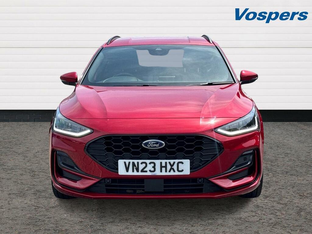 Ford Focus 1.0 Ecoboost Hybrid Mhev 155 St-line X VN23HXC Red #2