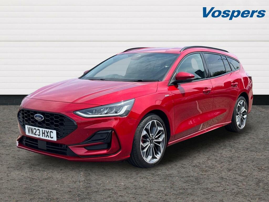 Ford Focus 1.0 Ecoboost Hybrid Mhev 155 St-line X VN23HXC Red #3
