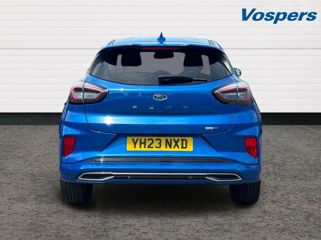 Ford Puma 1.0 Ecoboost Hybr Mhev 155 St-line Vignale Dct YH23NXD Blue #6