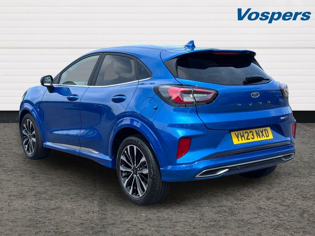 Ford Puma 1.0 Ecoboost Hybr Mhev 155 St-line Vignale Dct YH23NXD Blue #5