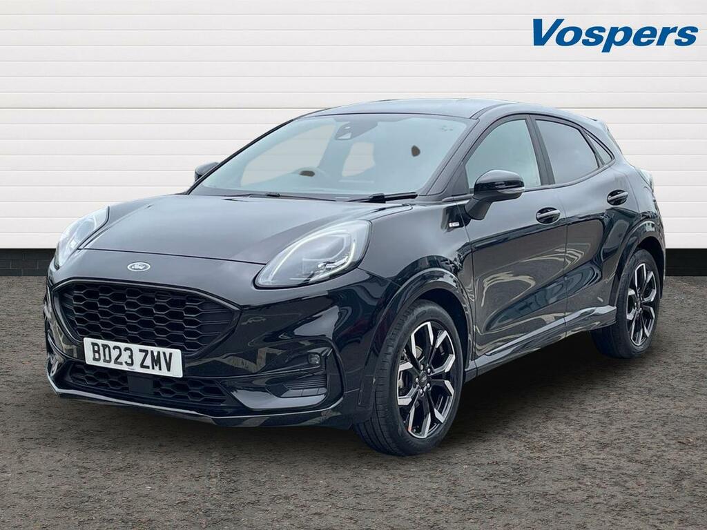 Ford Puma 1.0 Ecoboost Hybrid Mhev 155 St-line X BD23ZMV Black #3