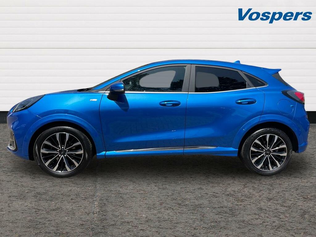 Ford Puma 1.0 Ecoboost Hybrid Mhev 155 St-line Vignale CN23UNS Blue #4