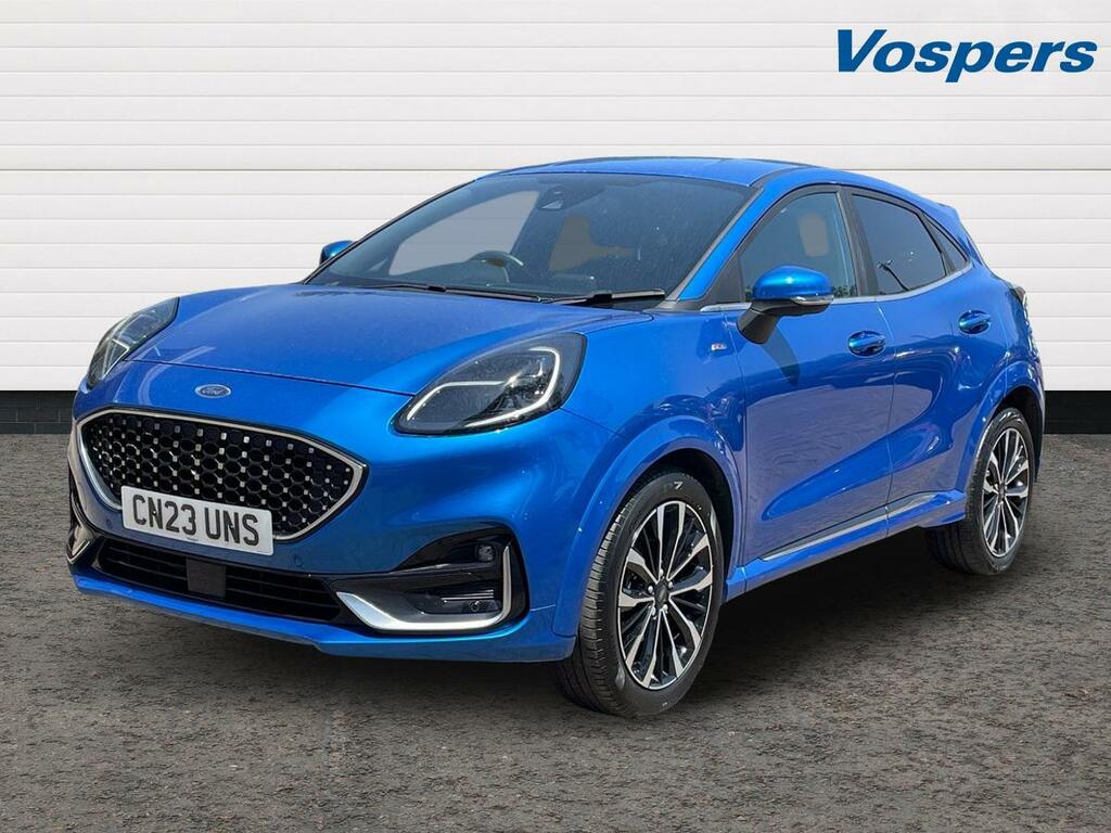 Ford Puma 1.0 Ecoboost Hybrid Mhev 155 St-line Vignale CN23UNS Blue #3
