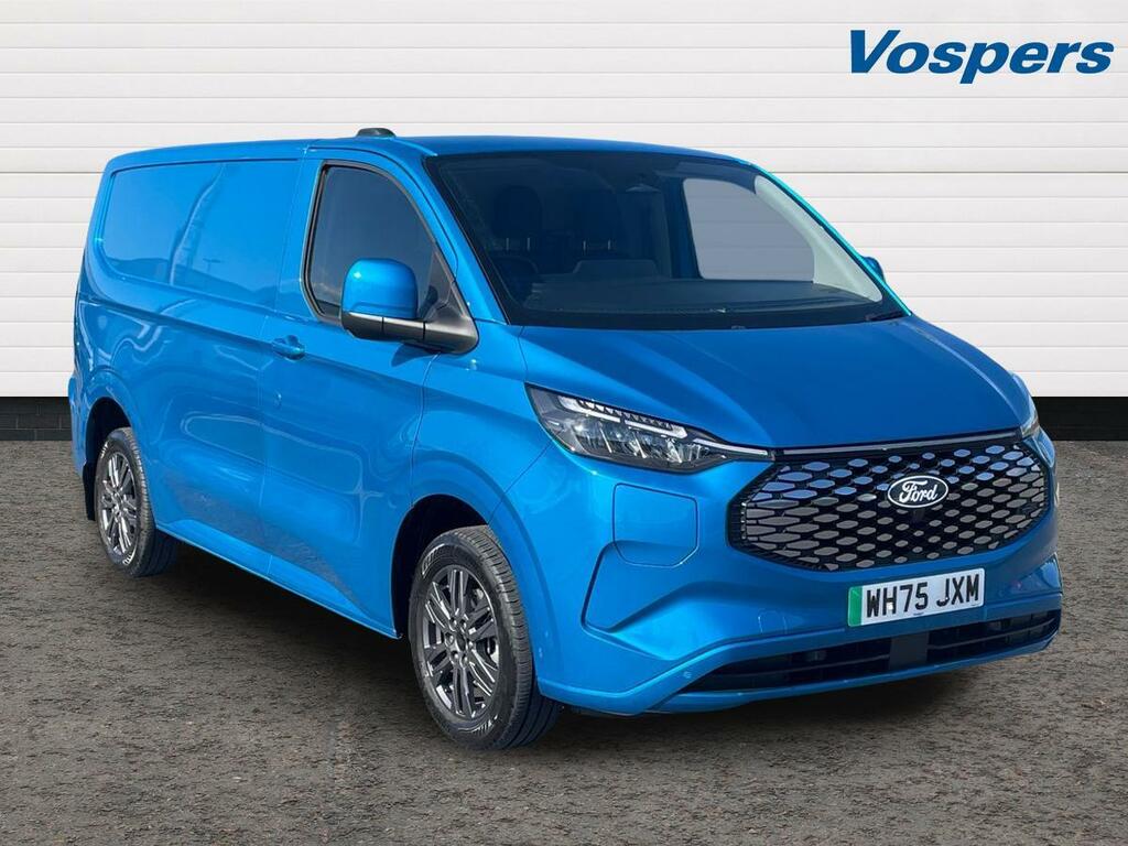 Ford Transit Custom 100Kw 65Kwh H1 Van Limited WH75JXM Blue #2