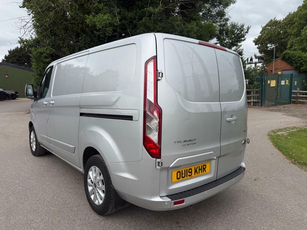 Ford Transit Custom 2.0 280 Ecoblue Limited L1 H1 Euro 6 OU19KHR Silver #6