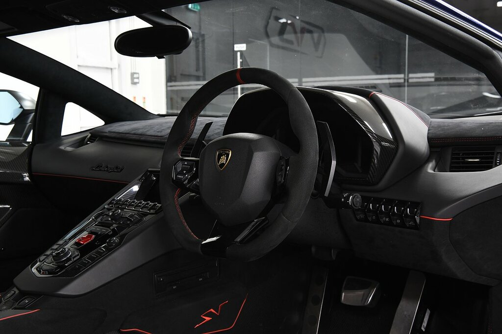 Lamborghini Aventador V12 Lp 750-4 Superveloce Blue #5