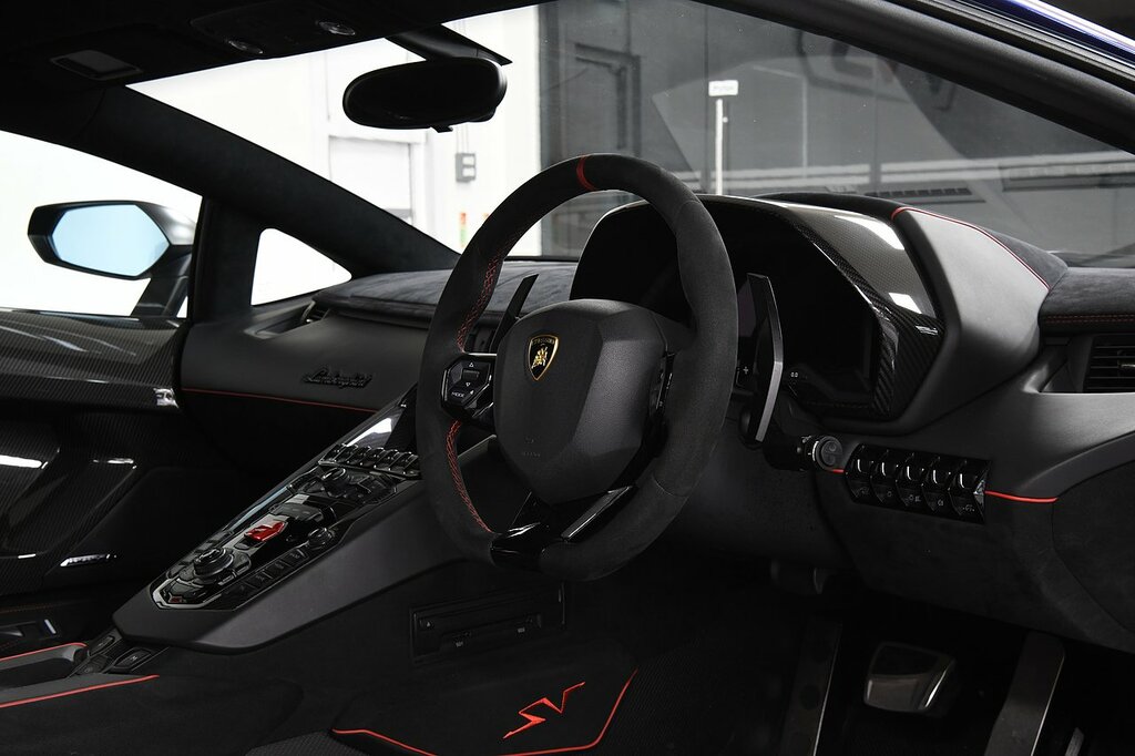 Lamborghini Aventador V12 Lp 750-4 Superveloce Blue #4