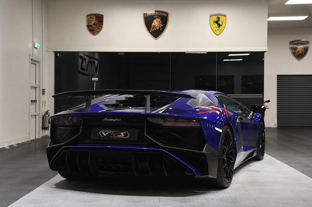 Lamborghini Aventador V12 Lp 750-4 Superveloce Blue #3