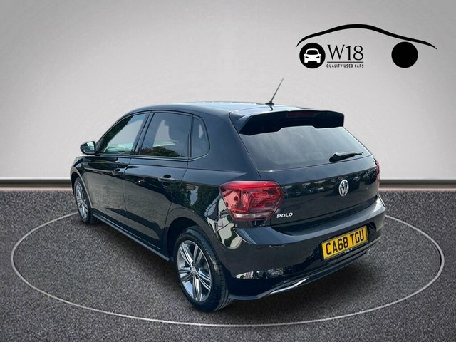 Volkswagen Polo Tsi Gpf R-line Hatchback CA68TGU Black #6