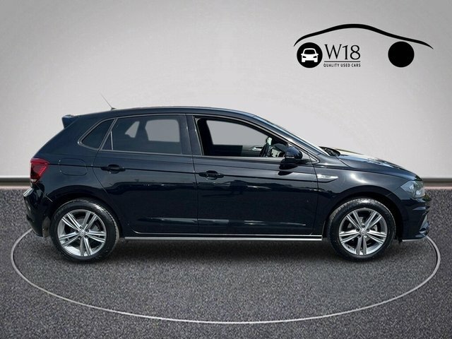 Volkswagen Polo Tsi Gpf R-line Hatchback CA68TGU Black #2