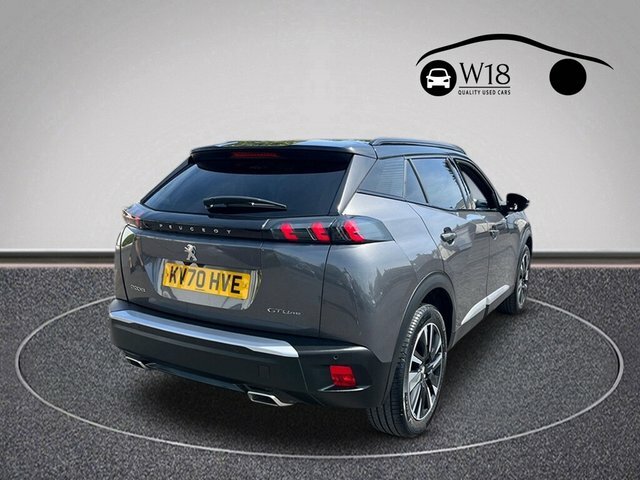 Peugeot 2008 Puretech Gt Line Suv KV70HVE Grey #3