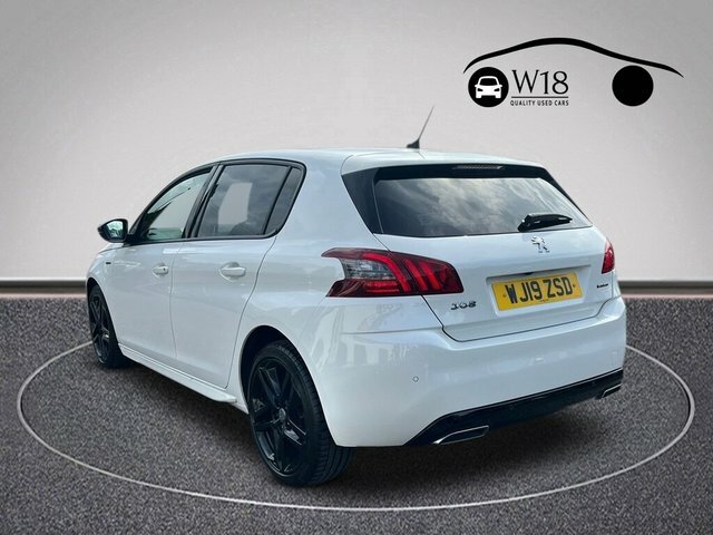 Peugeot 308 Bluehdi Gt Line Hatchback WJ19ZSD White #6