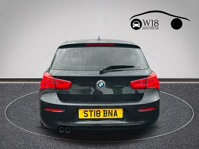 BMW 1 Series 120D Sport Hatchback ST18BNA Black #4