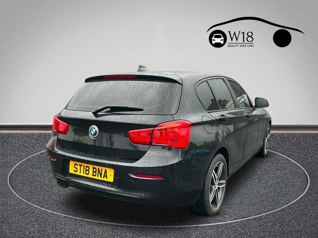 BMW 1 Series 120D Sport Hatchback ST18BNA Black #3