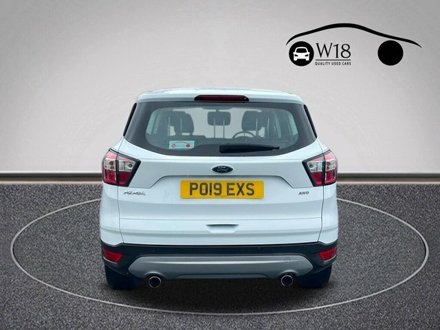 Ford Kuga Tdci Ecoblue Zetec Suv PO19EXS White #4