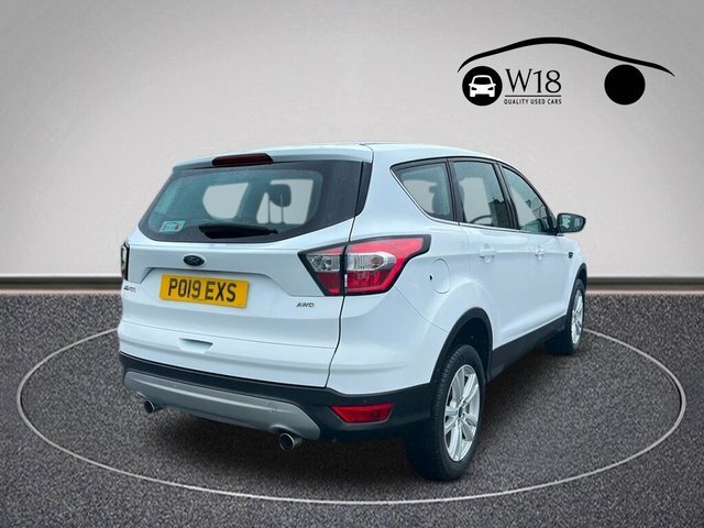 Ford Kuga Tdci Ecoblue Zetec Suv PO19EXS White #3