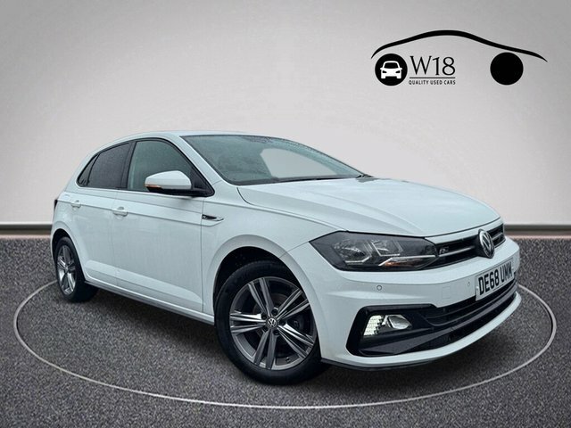 Volkswagen Polo Tsi Gpf R-line Hatchback DE68UMM White