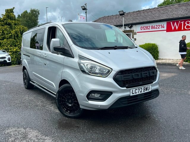 Ford Transit Custom 320 Ecoblue Limited Crew Silver