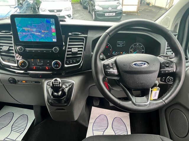 Ford Transit Custom 320 Limited L1 Swb Double Cab In Van Fwd 2.0 Ecobl Black #26
