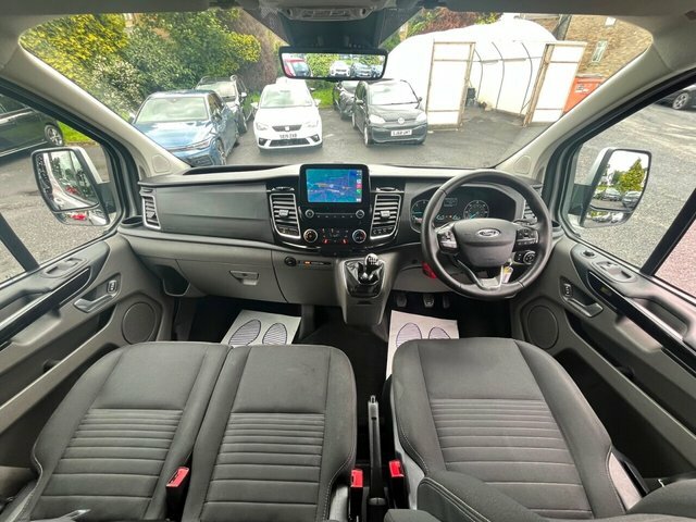 Ford Transit Custom 320 Limited L1 Swb Double Cab In Van Fwd 2.0 Ecobl Black #11