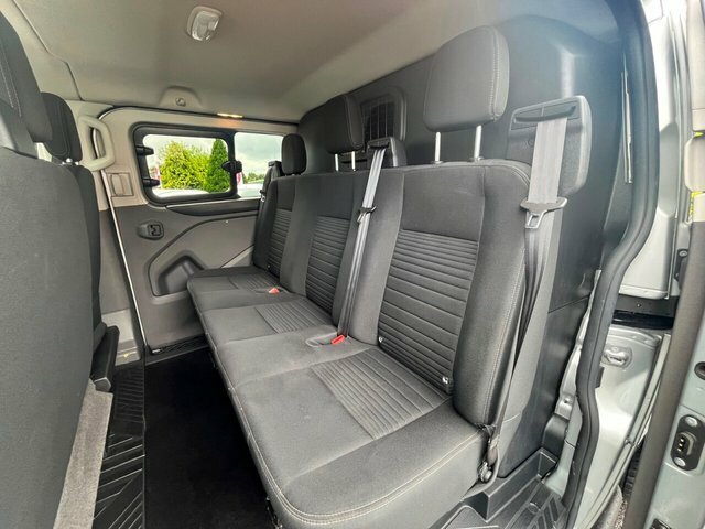 Ford Transit Custom 320 Limited L1 Swb Double Cab In Van Fwd 2.0 Ecobl Black #10