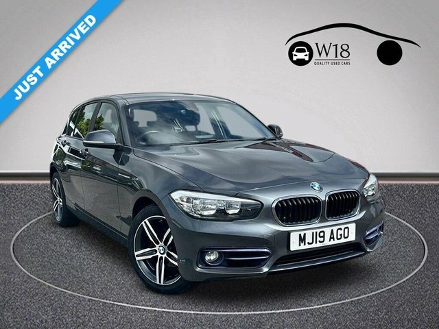 BMW 1 Series 118D Sport Hatchback MJ19AGO Grey