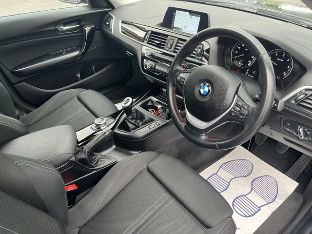 BMW 1 Series 118D Sport Hatchback MJ19AGO Grey #3