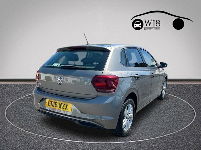 Volkswagen Polo Se Hatchback GD18WZX Grey #3