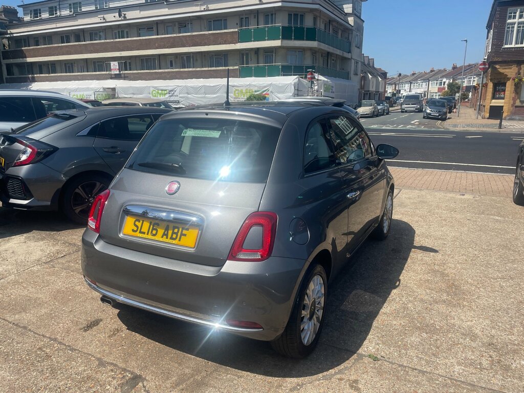Fiat 500 1.2 Lounge Hatchback Euro 6 Ss SL16ABF Grey #4