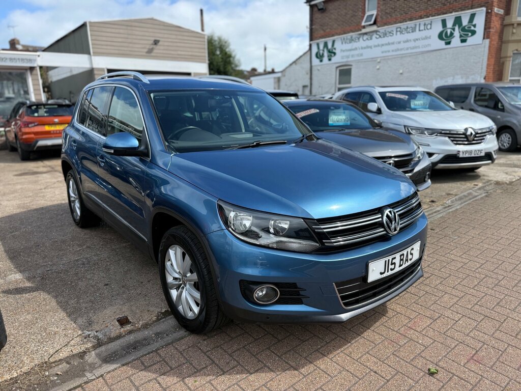 Volkswagen Tiguan 2.0 Tdi Bluemotion Tech Match Suv Dsg 4 YP14THV Blue #3
