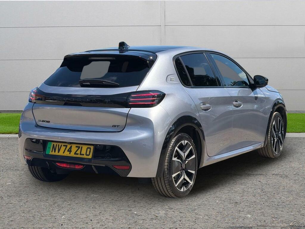 Peugeot e-208 51Kwh Gt 7.4Kw Charger Grey #5