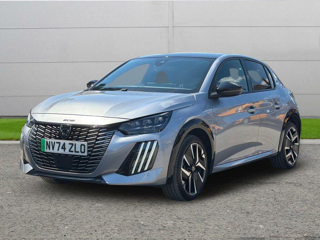 Peugeot e-208 51Kwh Gt 7.4Kw Charger Grey #3