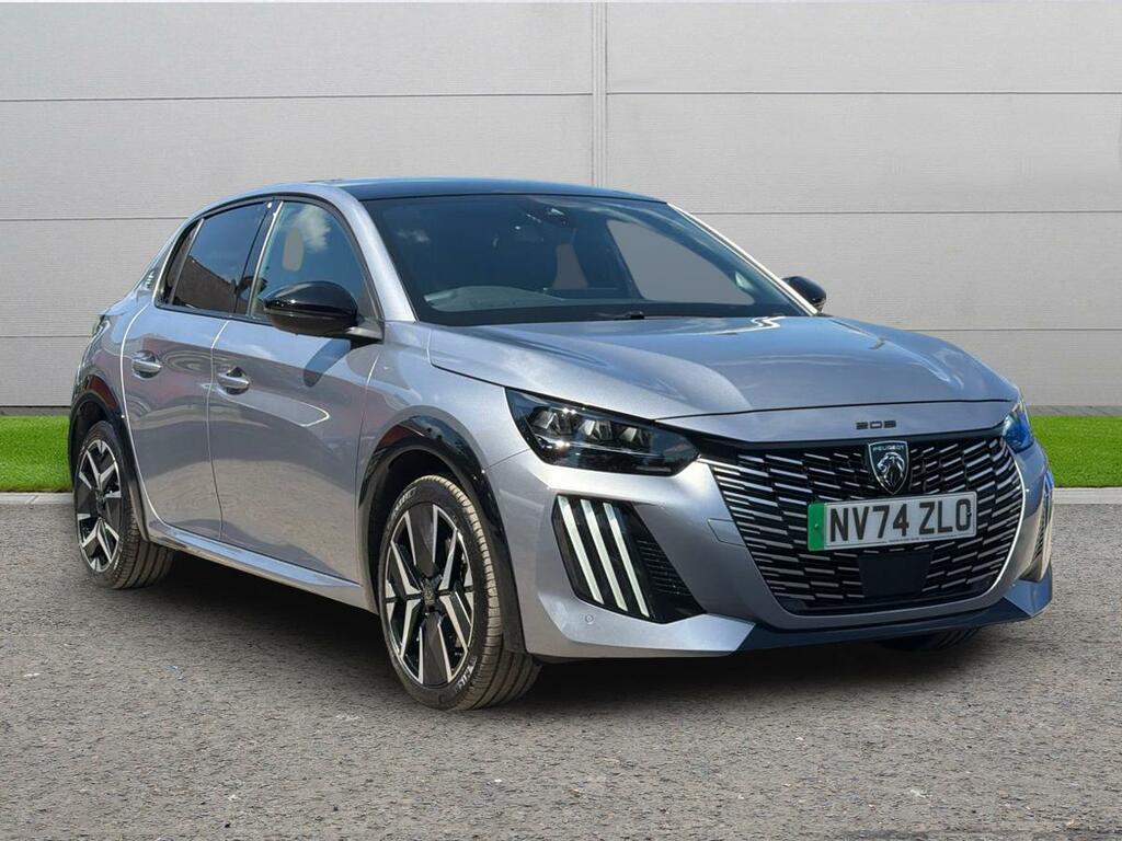 Peugeot e-208 51Kwh Gt 7.4Kw Charger Grey