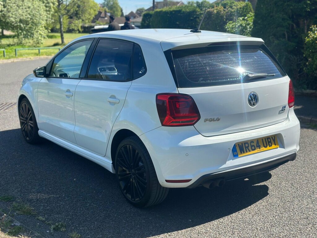 Volkswagen Polo 1.4 Tsi Bluemotion Tech Act Bluegt Dsg Euro 6 Ss WR64UBY White #4