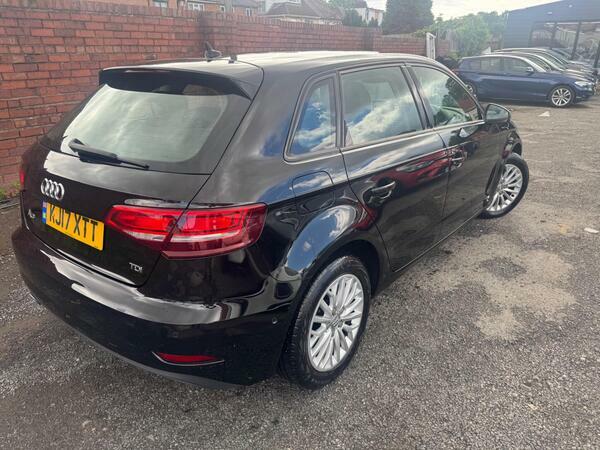 Audi A3 1.6 Tdi Se Technik Sportback Euro 6 Ss KJ17XTT Black #5
