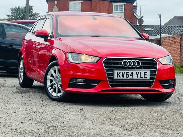 Audi A3 1.6 Tdi Se Sportback Euro 6 Ss Red #4