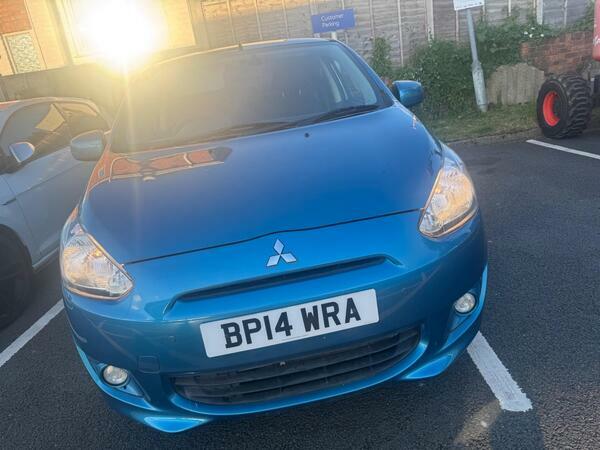 Mitsubishi Mirage 1.2 3 Cvt Euro 5 Ss Blue #6