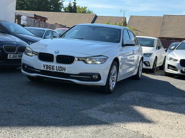 BMW 3 Series 2.0 320D Sport Euro 6 Ss YB66UDH White #5