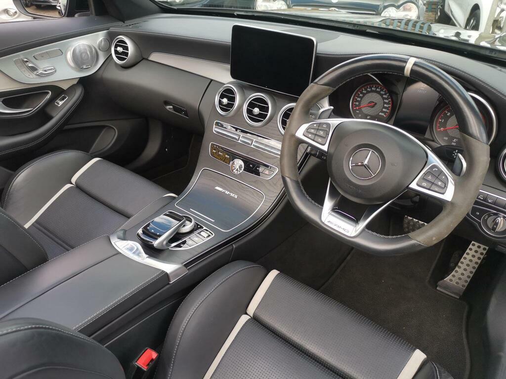 Mercedes-Benz C Class 4.0 C63 V8 Biturbo Amg S Premium Cabriolet Spds Black #3
