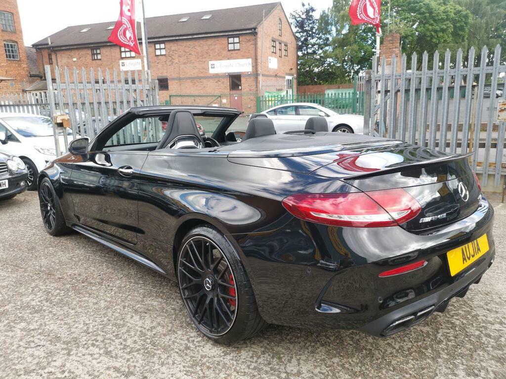 Mercedes-Benz C Class 4.0 C63 V8 Biturbo Amg S Premium Cabriolet Spds Black #2