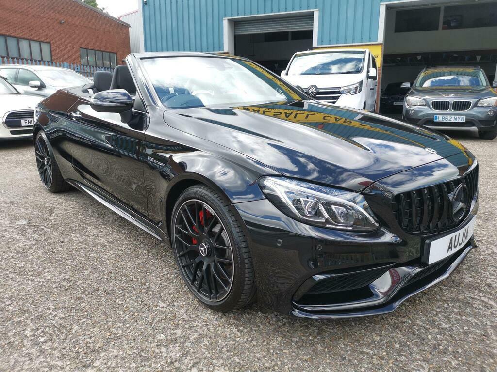 Mercedes-Benz C Class 4.0 C63 V8 Biturbo Amg S Premium Cabriolet Spds Black