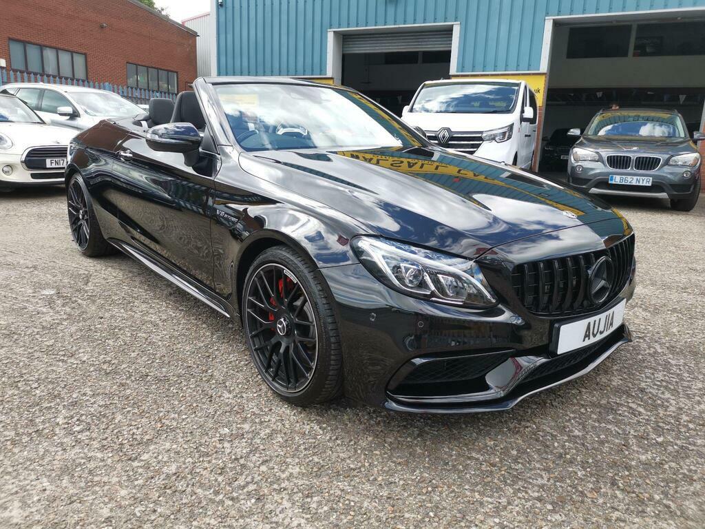 Mercedes-Benz C Class 4.0 C63 V8 Biturbo Amg S Premium Cabriolet Spds Black #5