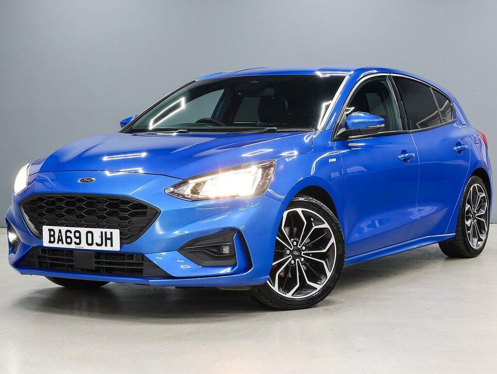 Ford Focus Ecoboost St-line X Hatchback BA69OJH Blue #5